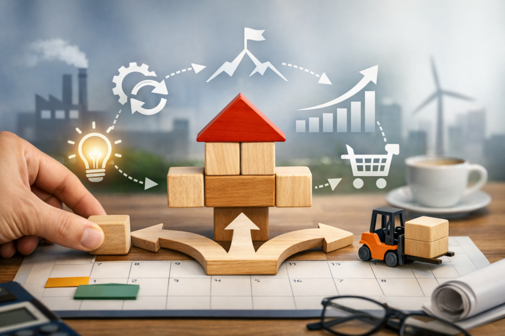 Flexibilität für unternehmerische Entwicklungen